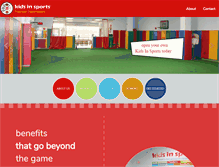 Tablet Screenshot of kidsinsportsfranchising.com